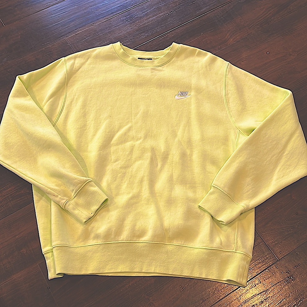 Neon Green Nike Crew Neck